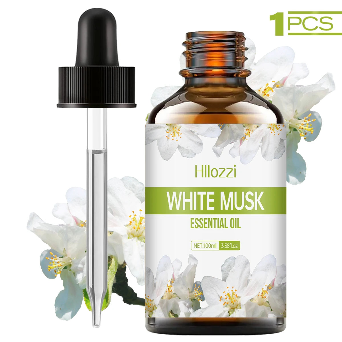 WHITE MUSK ESSENTIAL OIL a high-quality moisturizing nourishing massage oil with a refreshing scent, suitable for all skin types Zpaxo 100ml WHITE MUSK Other