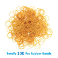 100 300 Yellow Rubber Bands Elastic Ring Strong Stretchable Home