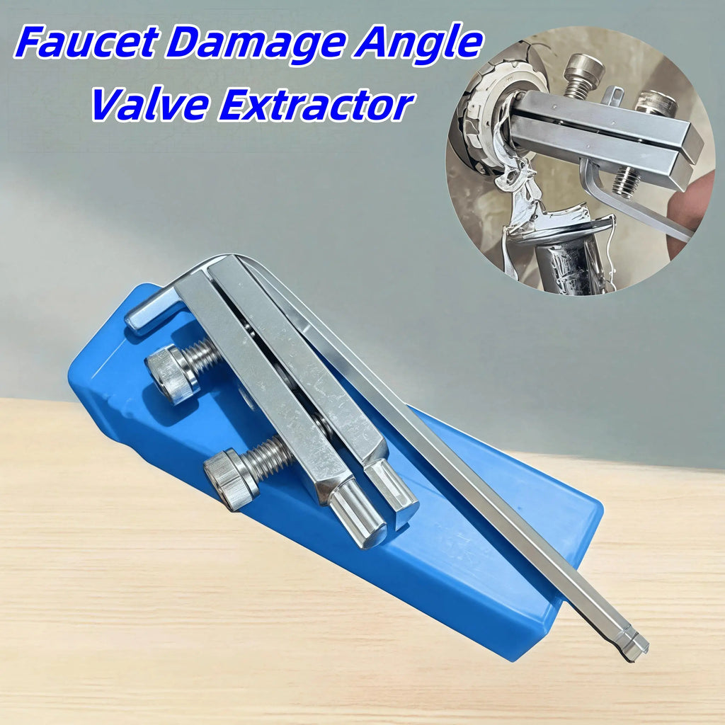 Professional steel plug valve remover-1/2 inch -3/4 inch adjustable angle remover, screw remover-plumber's repair kit Zpaxo