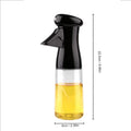Black Kitchen Oil Bottle Cooking Oil Spray 200ml Pneumatic Spray Plastic Bottle Fitness Barbecue Spray Oil Dispenser Zpaxo 200ml