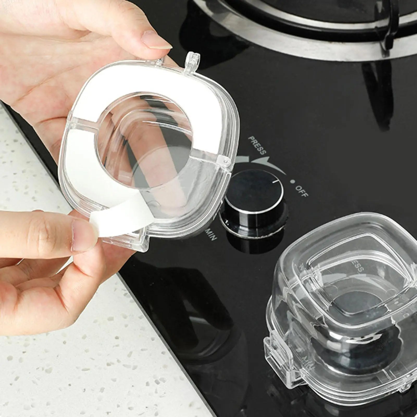 Stove Knob Safety Covers Universal Heat Resistant Oven Lock Child