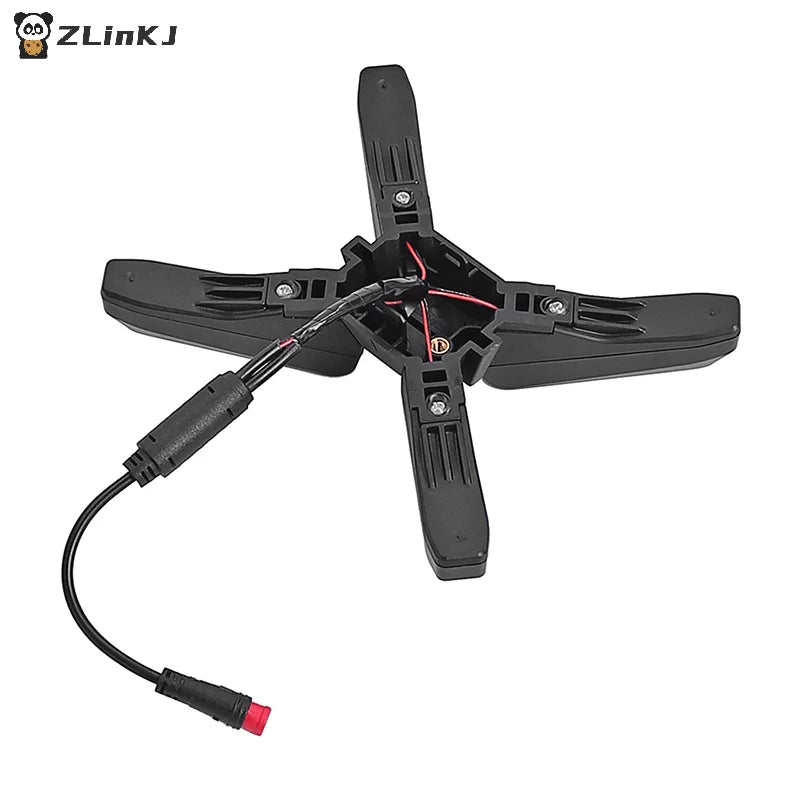 ▶1PCS Headlight For Segway Ninebot ZT3/ZT3 Pro Electric Scooter X-shaped 4W Super Bright Front Light Spare Parts Zpaxo