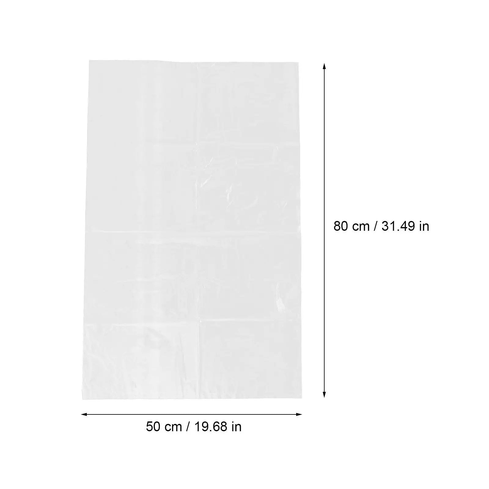 Clear Storage Bags Large Flat Pocket Transparent Clothes Cover