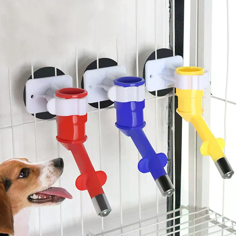 Drinking Pet Supplies Water Fountain Hanging Head Dog Cage Watering Zpaxo
