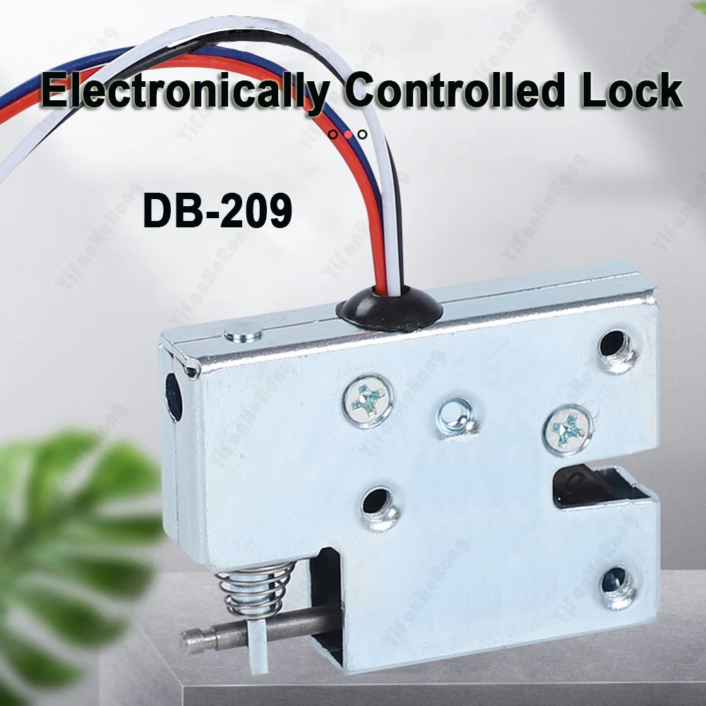 Smart Lock DB-209 Cabinet Door Lock Locker Electronic Lock 12v DC Small Electric Control for Intelligent Bookcase Lock Zpaxo