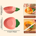 Ceramic Garlic Grater Plate Multipurpose Carrot Shaped Grinding Dish