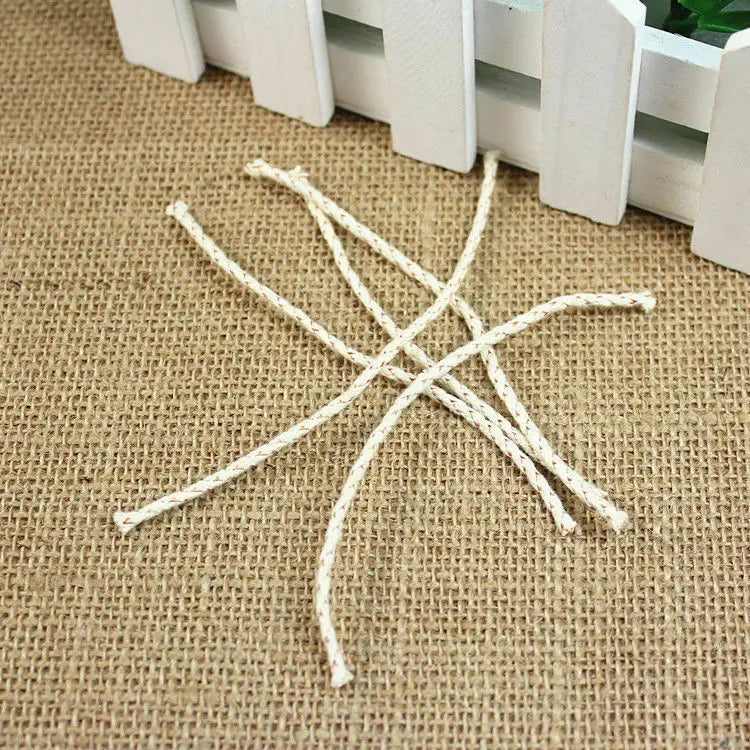 Lot Cotton Core Wick Kerosen Alcohol Lamp Durable Wicks DIY Wheel Oil