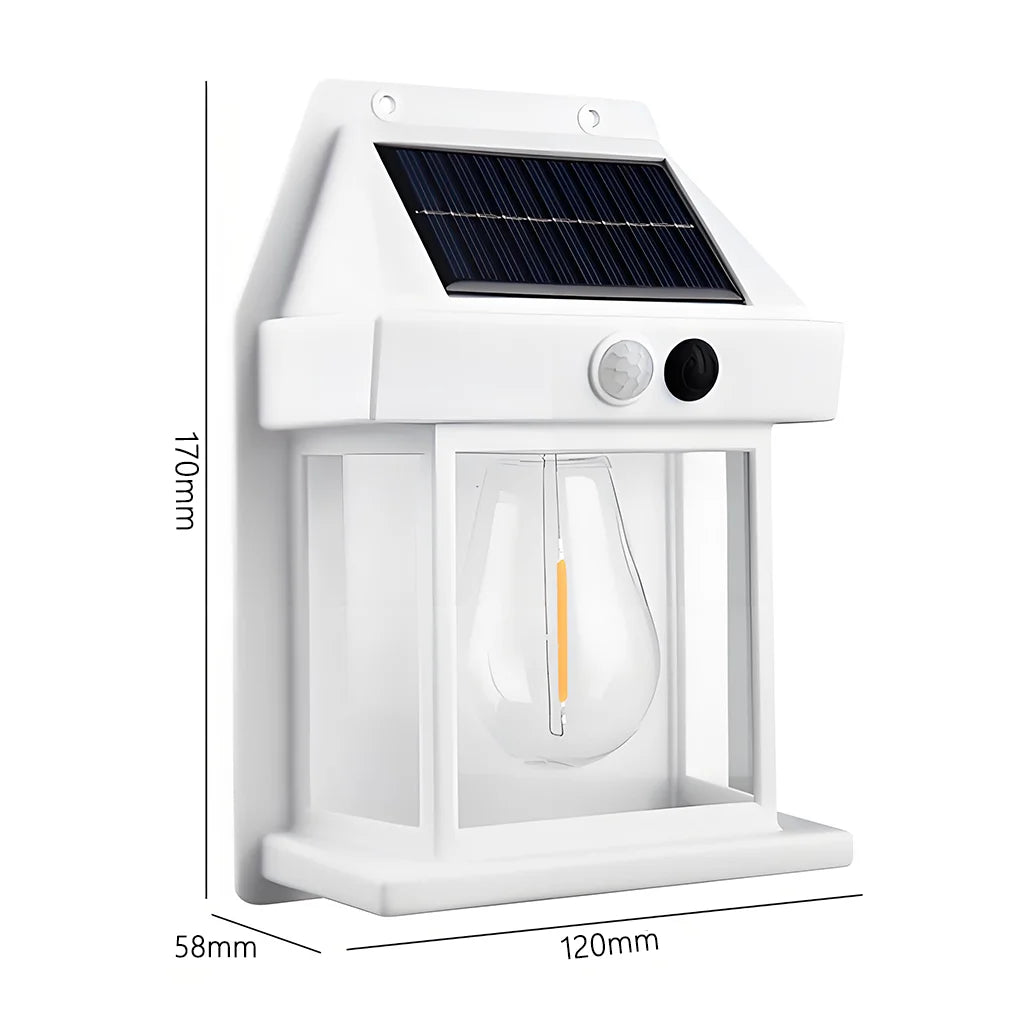 Powerful Solar Wall Light Outdoor Waterproof LED Lamp House Garden Fence Decoration Light Sensor Solar Energy Wall Lantern LED Zpaxo White Plus
