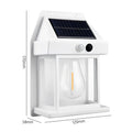 Powerful Solar Wall Light Outdoor Waterproof LED Lamp House Garden Fence Decoration Light Sensor Solar Energy Wall Lantern LED Zpaxo White Plus