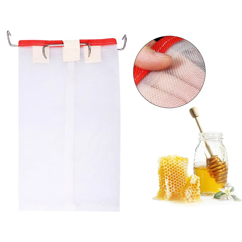 Square Filter Mesh Cloth Honey Beekeeping Supplies Strainer Nylon Bag