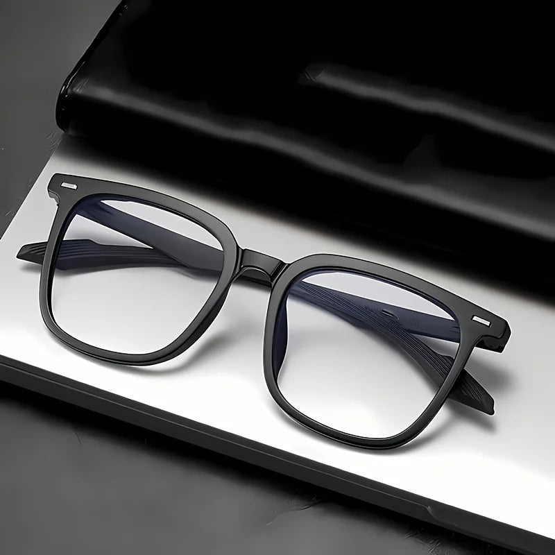 Stylish Men's Oversized Frame Fashion Glasses Perfect Daily Wear Zpaxo