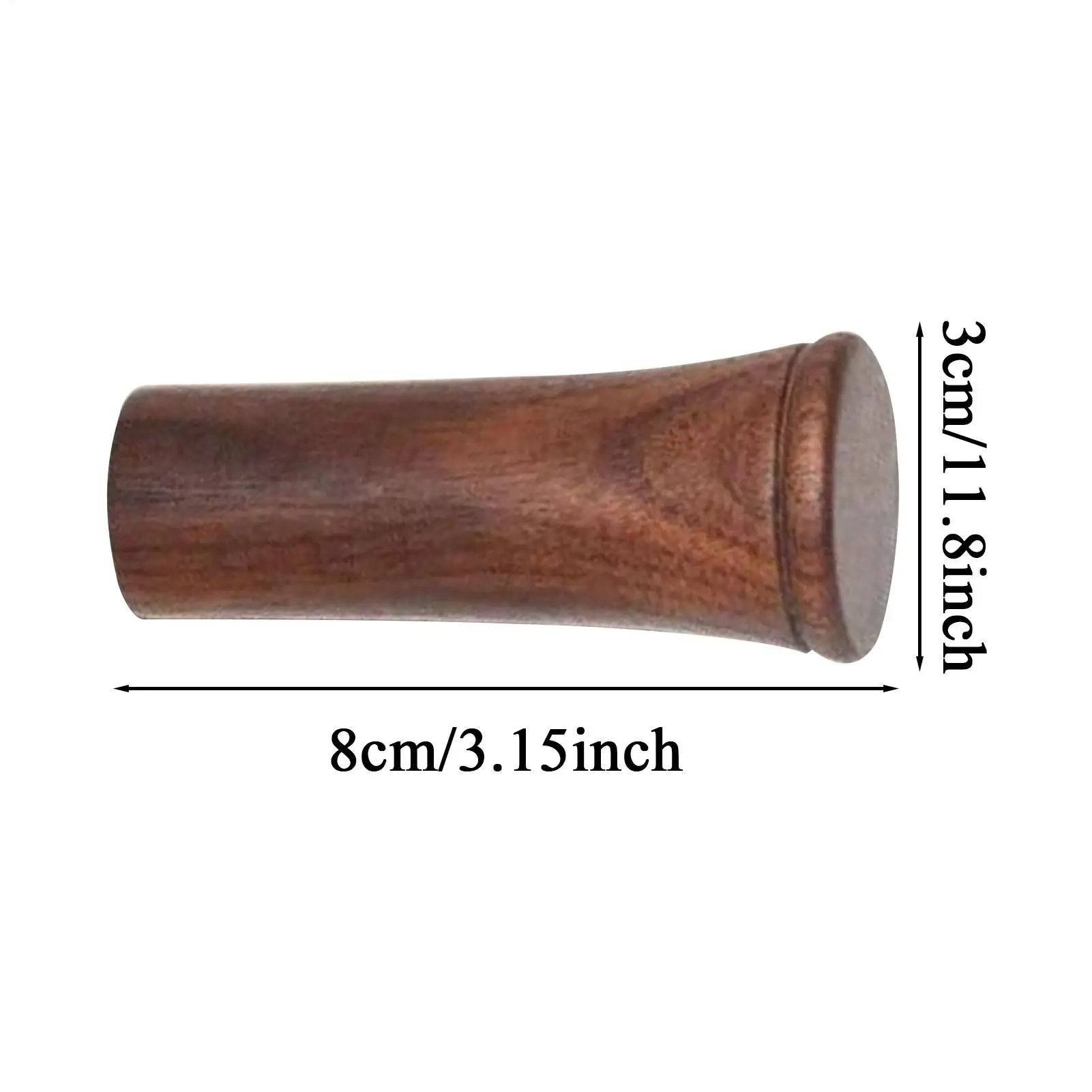 Wood Wall Hooks 2-Piece Wooden Entryway Towel Rack Rustic Decor