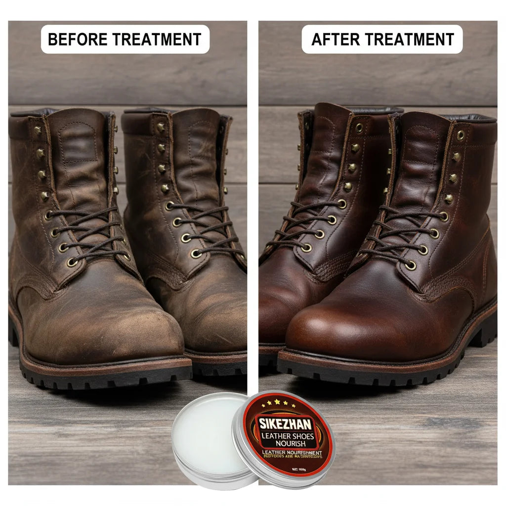50g/100g Leather Maintenance Cream Waterproof Leather Boot Conditioner Saddle Oil Leather Polishing Care Softener Dirt Remover Zpaxo