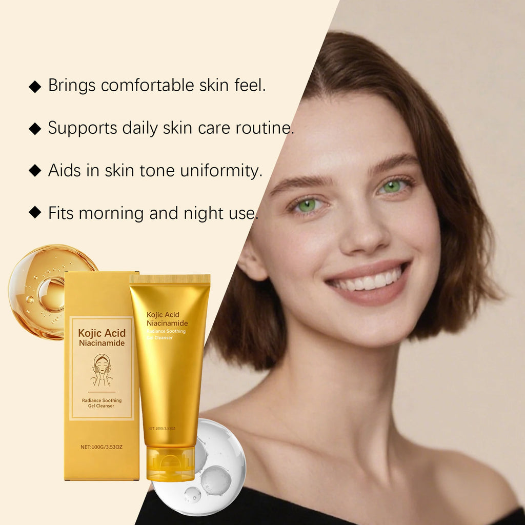 Allantoin Exfoliating Facial Cleanser – Oil Control & Pore Gel Facial Cleanser Gel Zpaxo