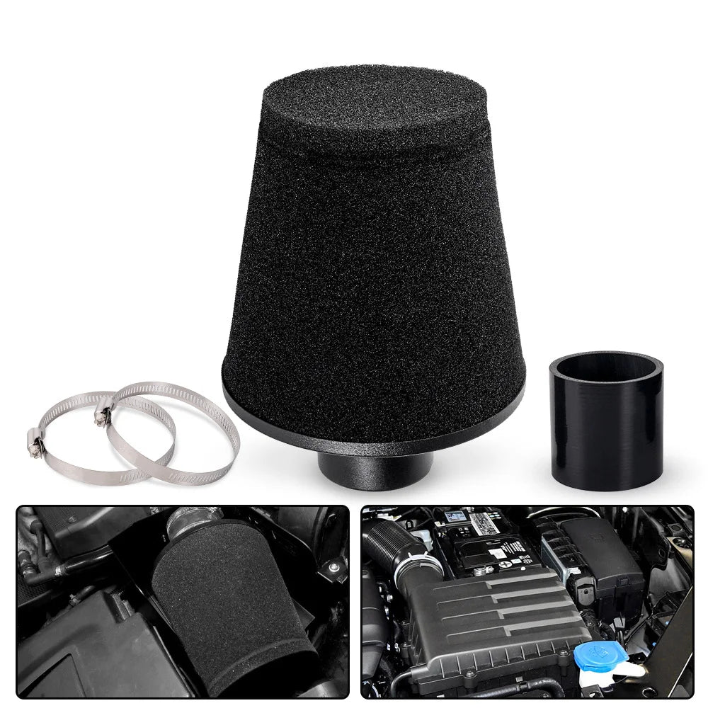 76mm Mushroom Head Air Filter Kit – Universal Car Performance