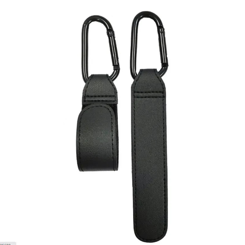 PU Leather Baby Stroller Hook Pram Rotate 360 Degree Rotatable Cart Zpaxo