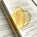 Delicate Transparent Acrylic Bookmark Reading Mark Student Premium Zpaxo A15
