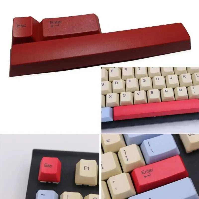 652F Mechanical Keyboard Keyboard Keycaps Kits Space+ESC+Enter Enter for Key Cap 3Pcs Zpaxo