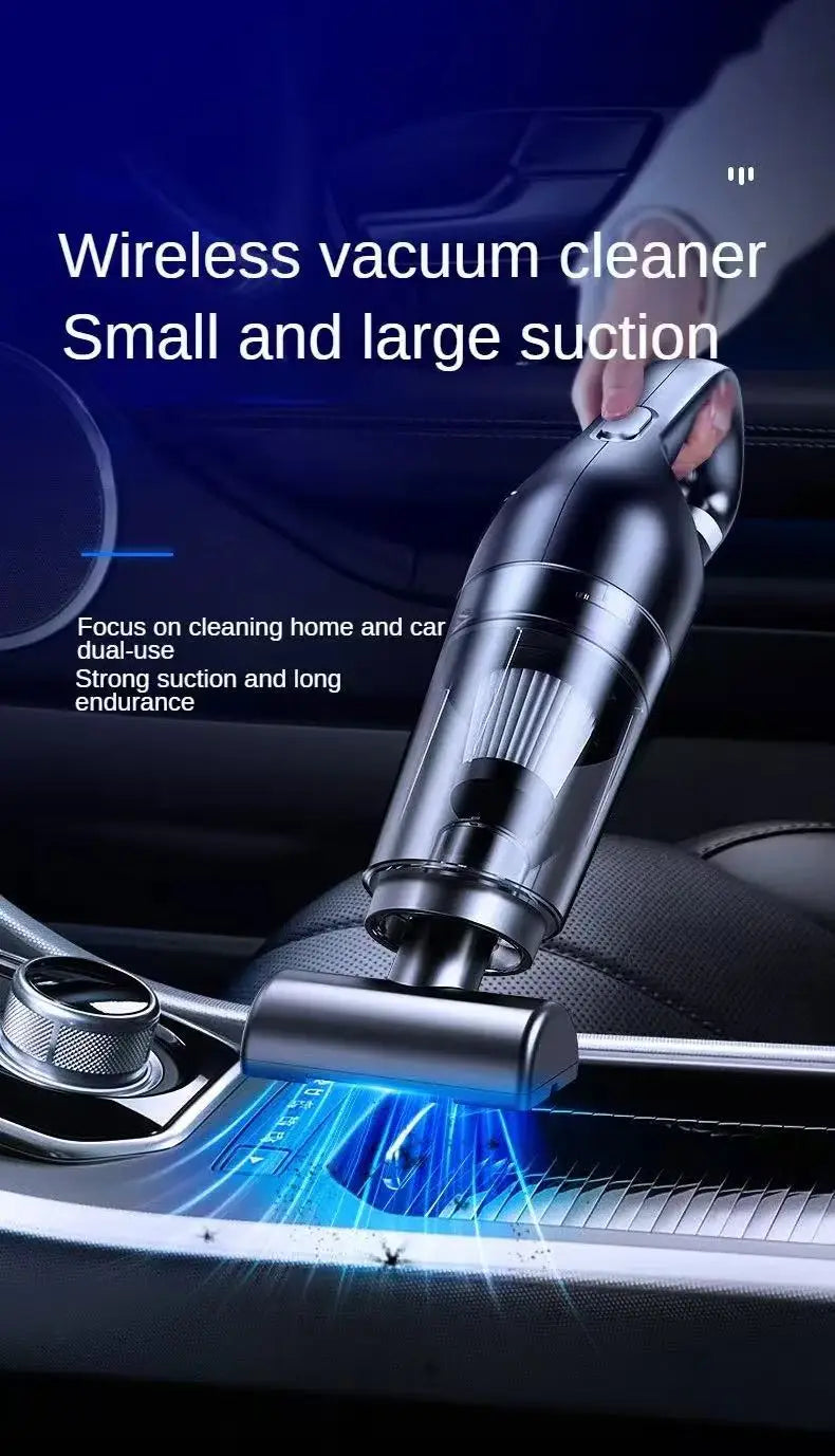 High Suction Handheld Car Vacuum Cleaner Portable Dual Use Household Water Absorption Cleaning Tool for Auto Interior Zpaxo