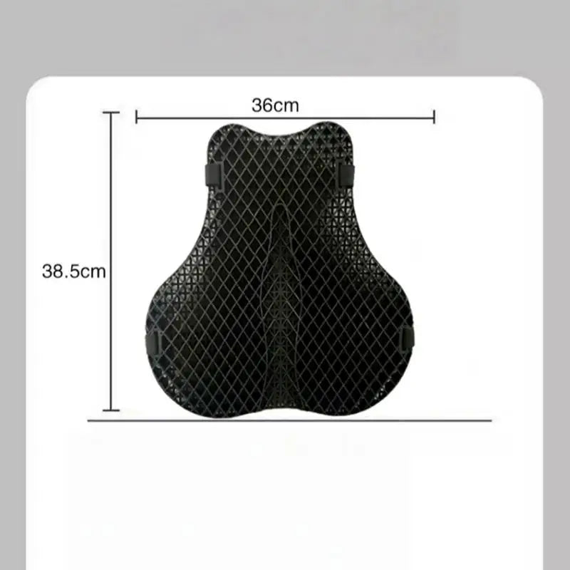 3D Honeycomb Motorcycle Seat Cushion – Cooling Anti-Slip Pad