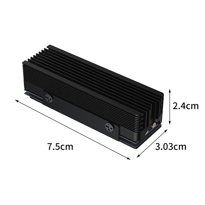 All-Aluminum M.2 NVMe SSD Heatsink | SSD-V3 2280 Cooler