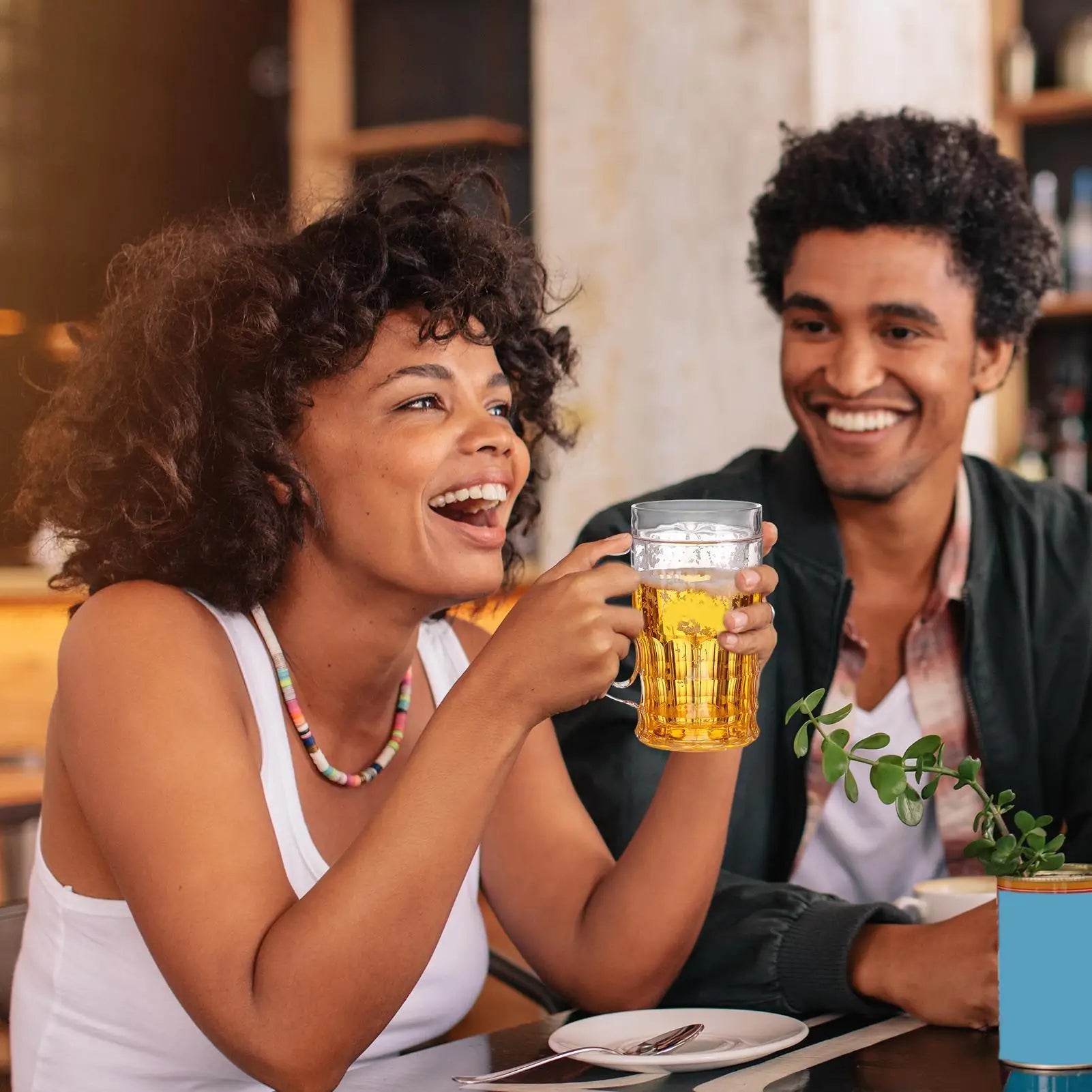 Simulated Beer Mug Funny Fake Double Layer Cup Creative Model Prank