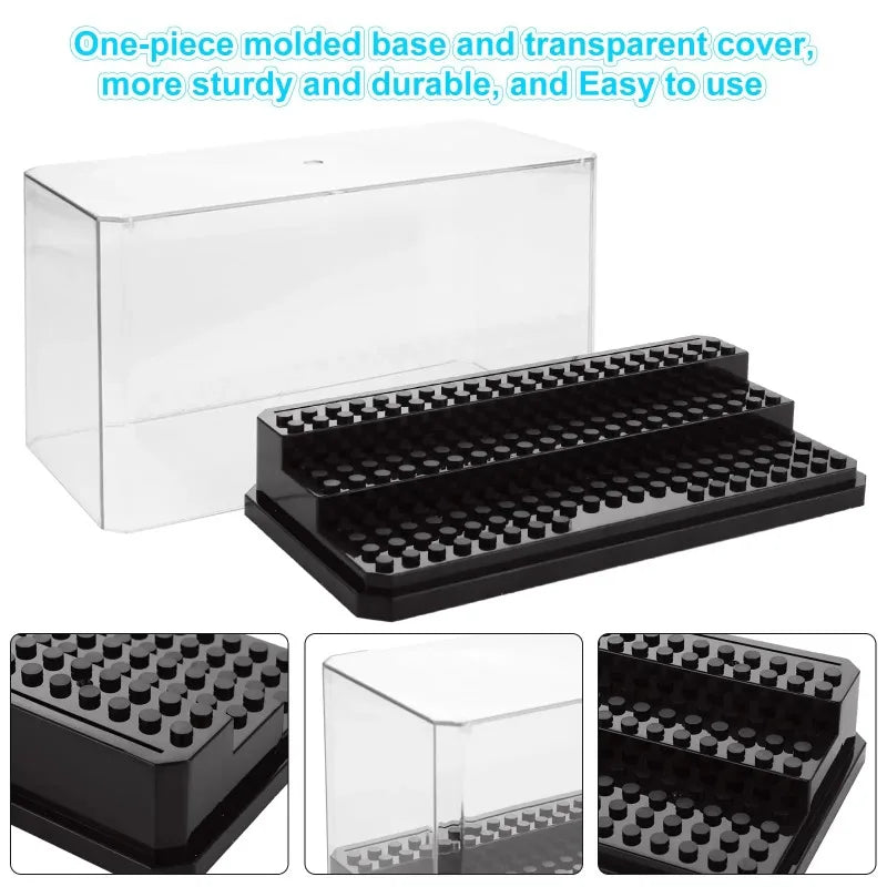 Acrylic Minifigures Display Case Stackable Dustproof Building Block