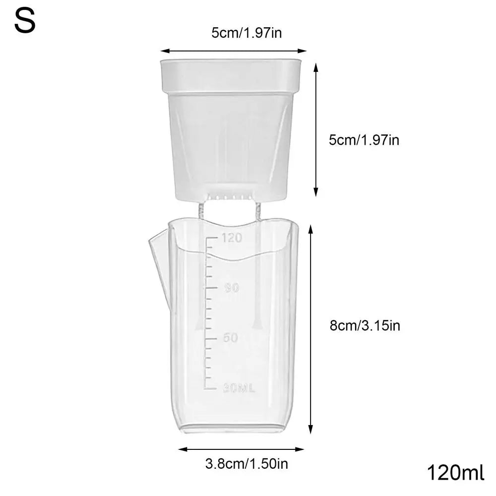 10 Indoor Plant Pot Transparent Self-watering Planter Small