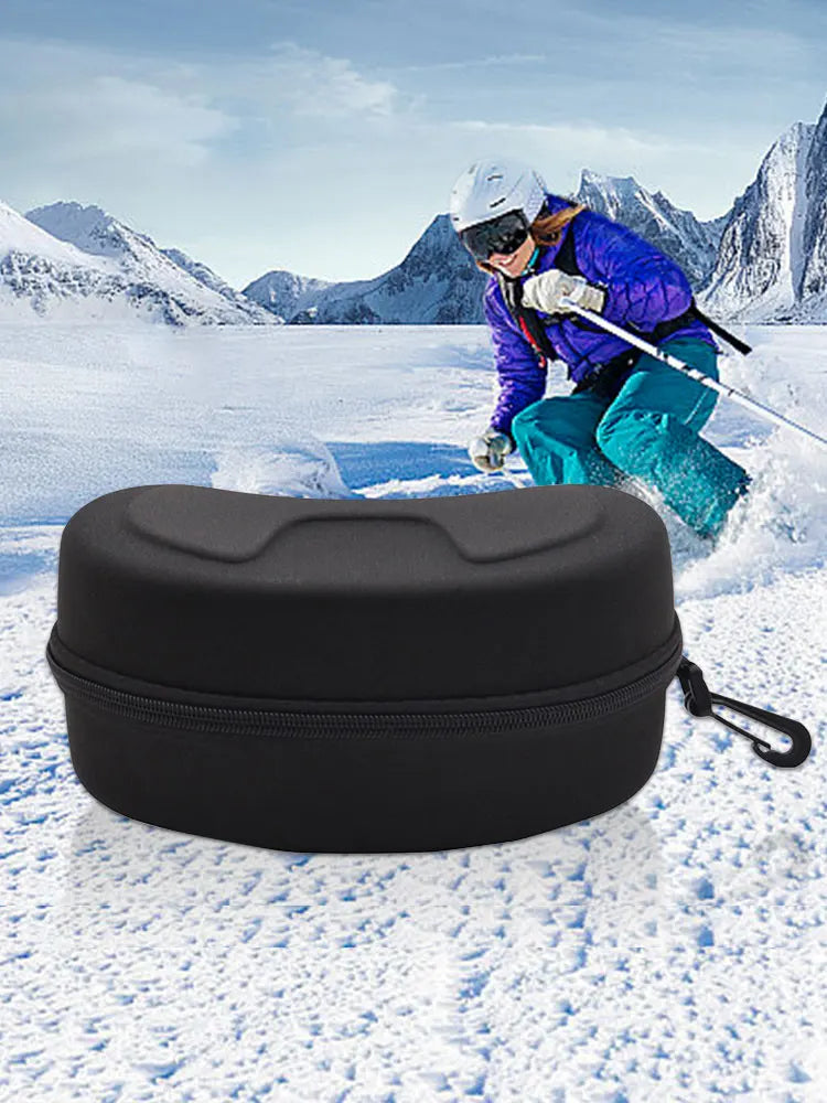 EVA Ski Goggle Case Snowboard Snow Goggles Box Large Hard Sports Glasses Case with Strap For Outdoor Sport Parts Zpaxo