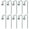Reflective Disco Ball Garden Spike Stake Mini Mirror Outdoor