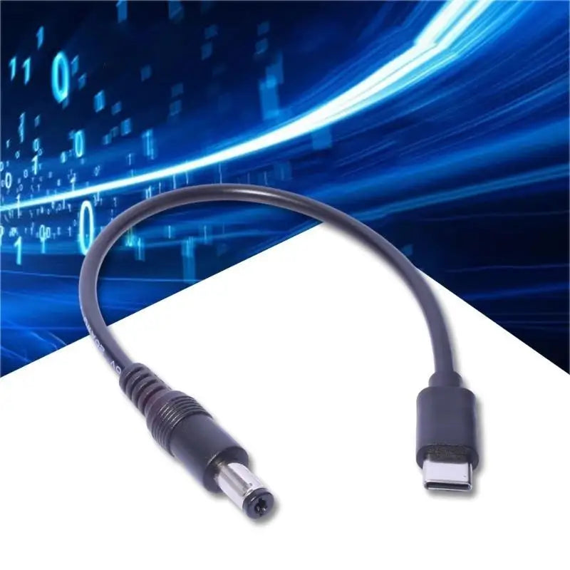 652F Versatile Tablet Charging Cable, Type C to DC5.5X2.1mm Male Cable Zpaxo