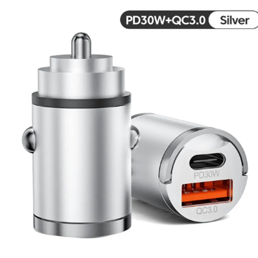 100W USB Car Charger QC3 0 No Harm Phone C Adapter Multi-protection Zpaxo 9 pd30w-qc3.0