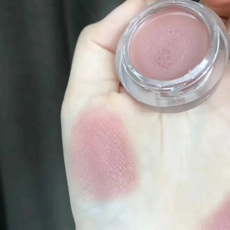 Matte Nude Pink Eyeshadow Blusher Cream Waterproof Long Lasting Silky