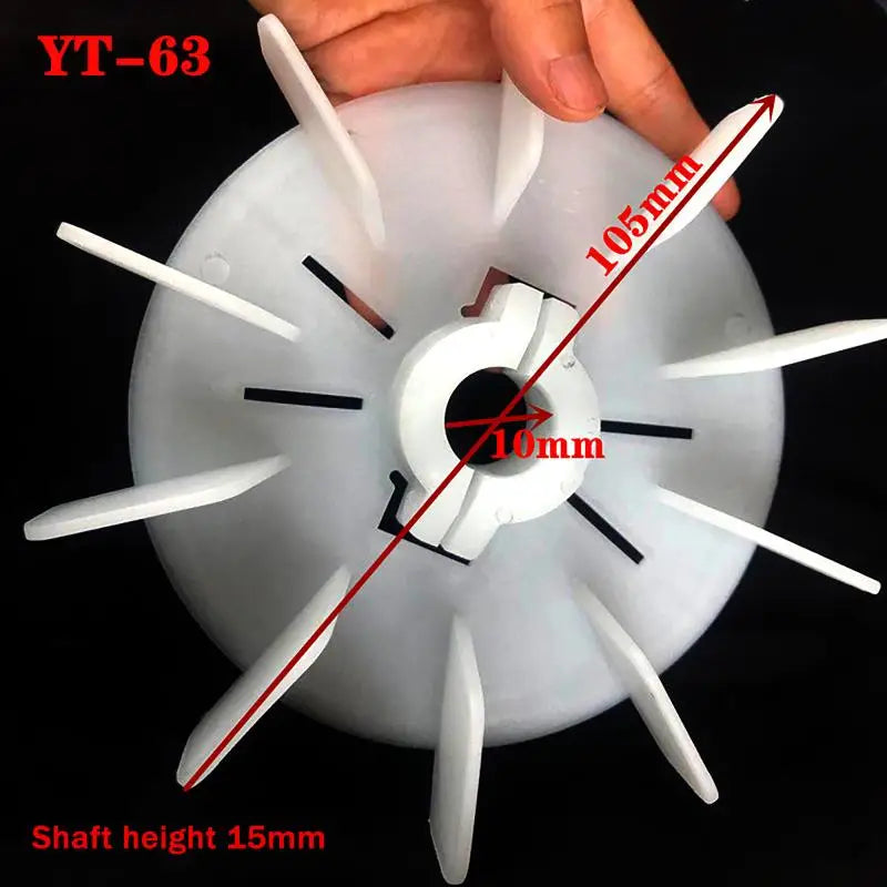 Motor Fan Blade Adjustable Motor Cooling Fan Impeller Motor Fan Vane High Temperature For Hydraulic Motor Accessories Zpaxo A1
