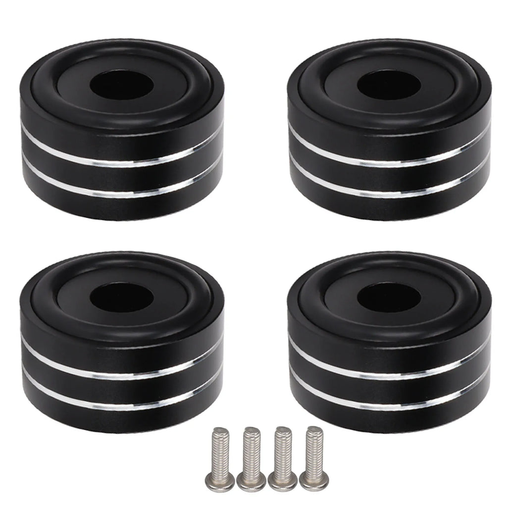 4pcs Speaker Isolation Spike Stand Foot 40x20mm / 1.57x0.78in Speaker Cone Base Mats for DAC Amplifier Recorder Meter Zpaxo