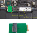 M.2 NGFF SSD Card 12 + 6 Pin Adapter Board For MacBook Air 2010 2011 A1370 A136 Zpaxo one size