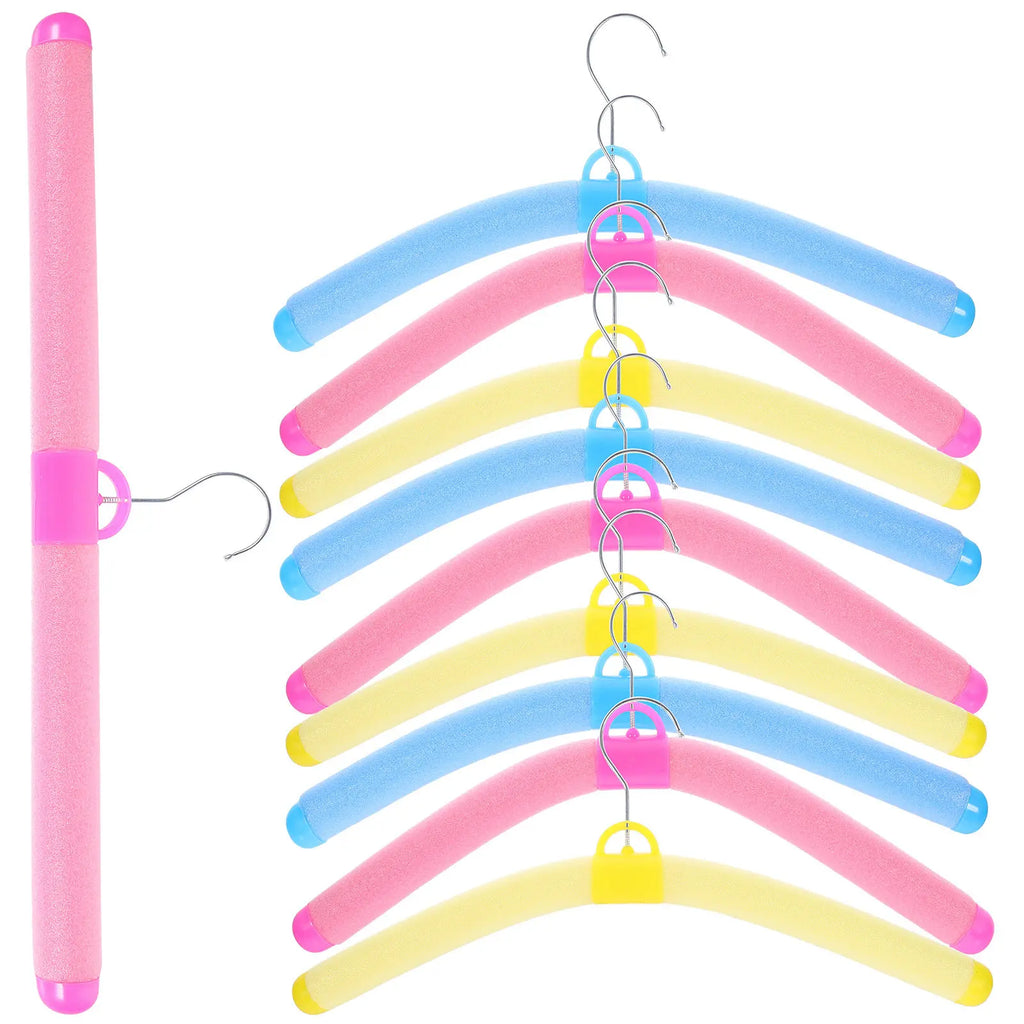 Heavy Duty Non-slip Clothes Hanger Plastic Iron Saving Wide Shoulder
