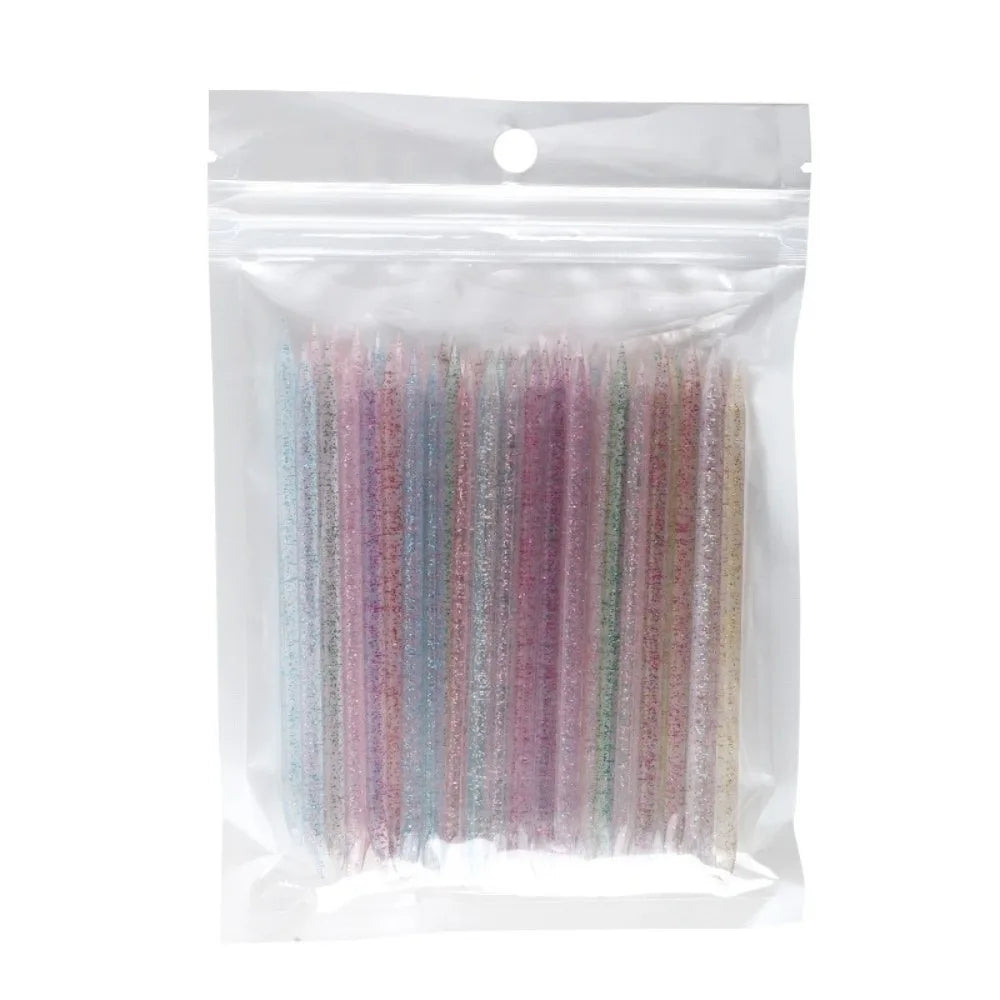 50 Reusable Crystal Stick Material Professional Design Double Head Zpaxo Mix-7.5CM-100PCS
