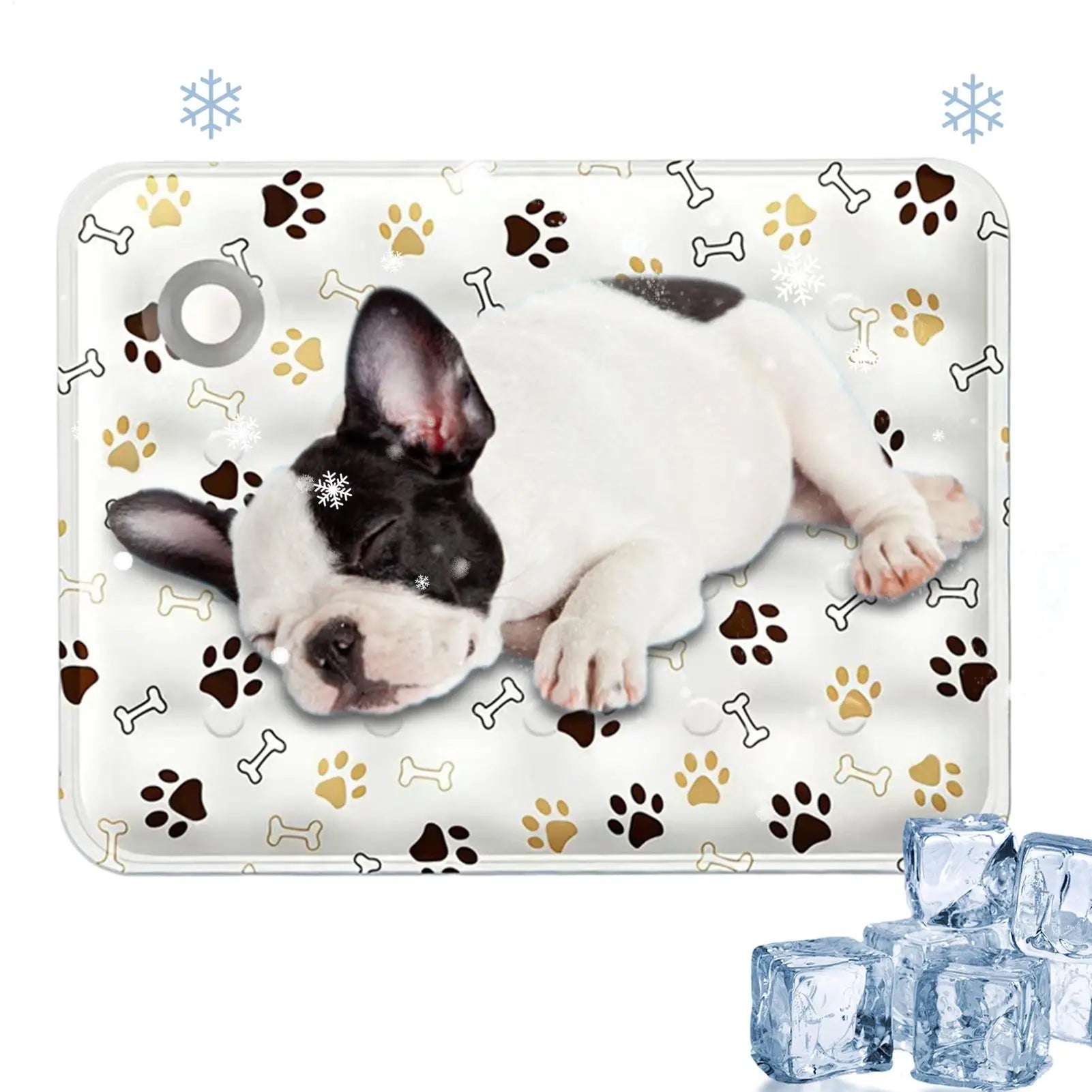 Pet Cooling Mat Hot Summer Moisture-Resistant Cushion Dog Cooling Mat Water-filled Pad For Sleeping Resting Travel Shelter Zpaxo