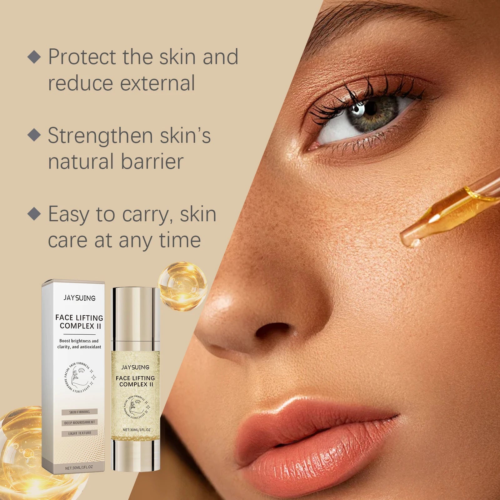 Jaysuing Tocopherol Firming Face Serum – Anti-Aging 30ml Face Serum Zpaxo
