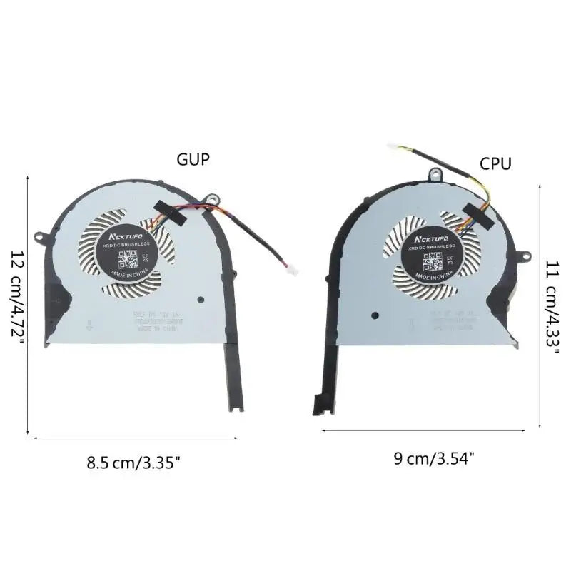 652F CPU GPU Radiators Replacement Laptops Graphics Card Cooling Fan Zpaxo
