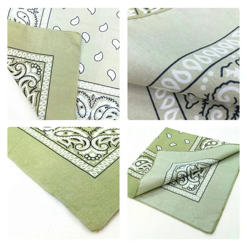 Hip Hop Bandana 23 Styles – Headband, Hair Scarf & Wrist Wrap