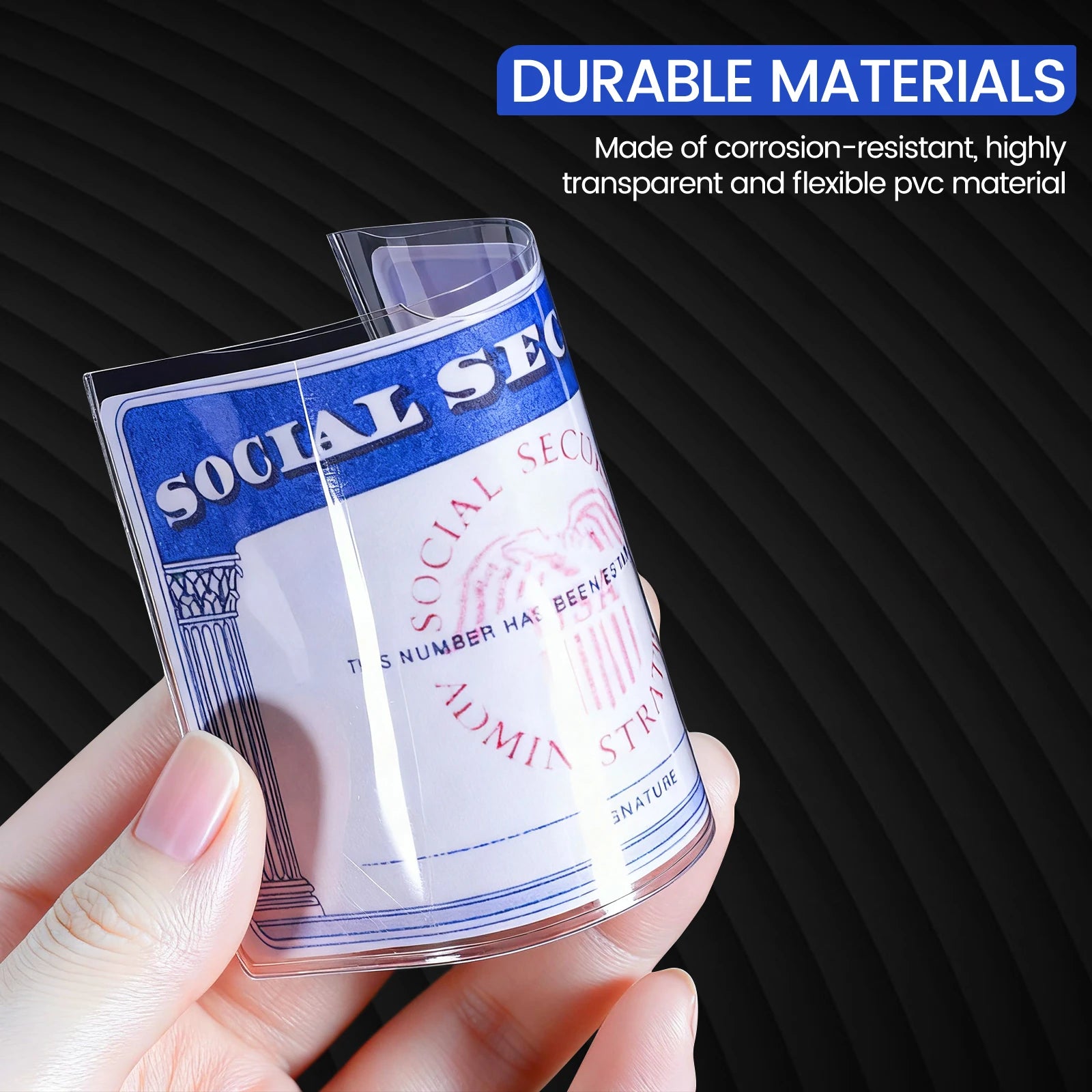 Ultra-Clear 20Mil PVC Card Sleeve – ID, Credit & EHIC Holder