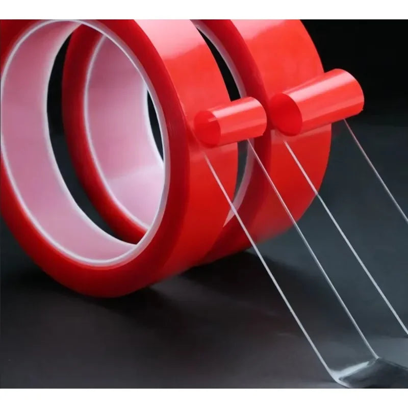 Double Powerful Sided Tape Transparent with HighTemperature Resistance No Marks Waterproof Acrylic Car Adhesion Strong Tape Zpaxo