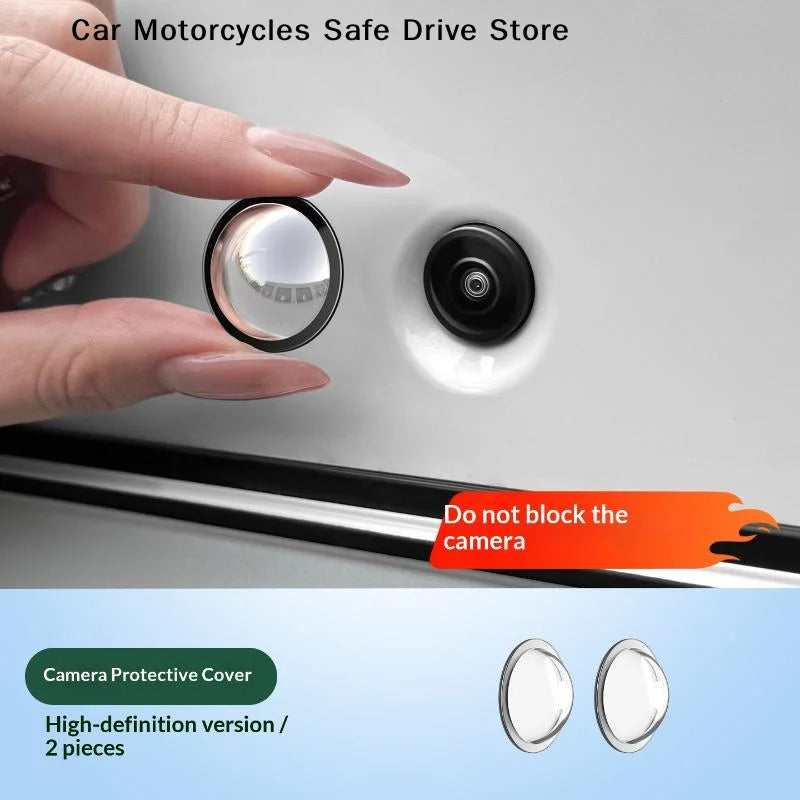 Universal Car Camera Lens Protector Rear View Backup Cover 360