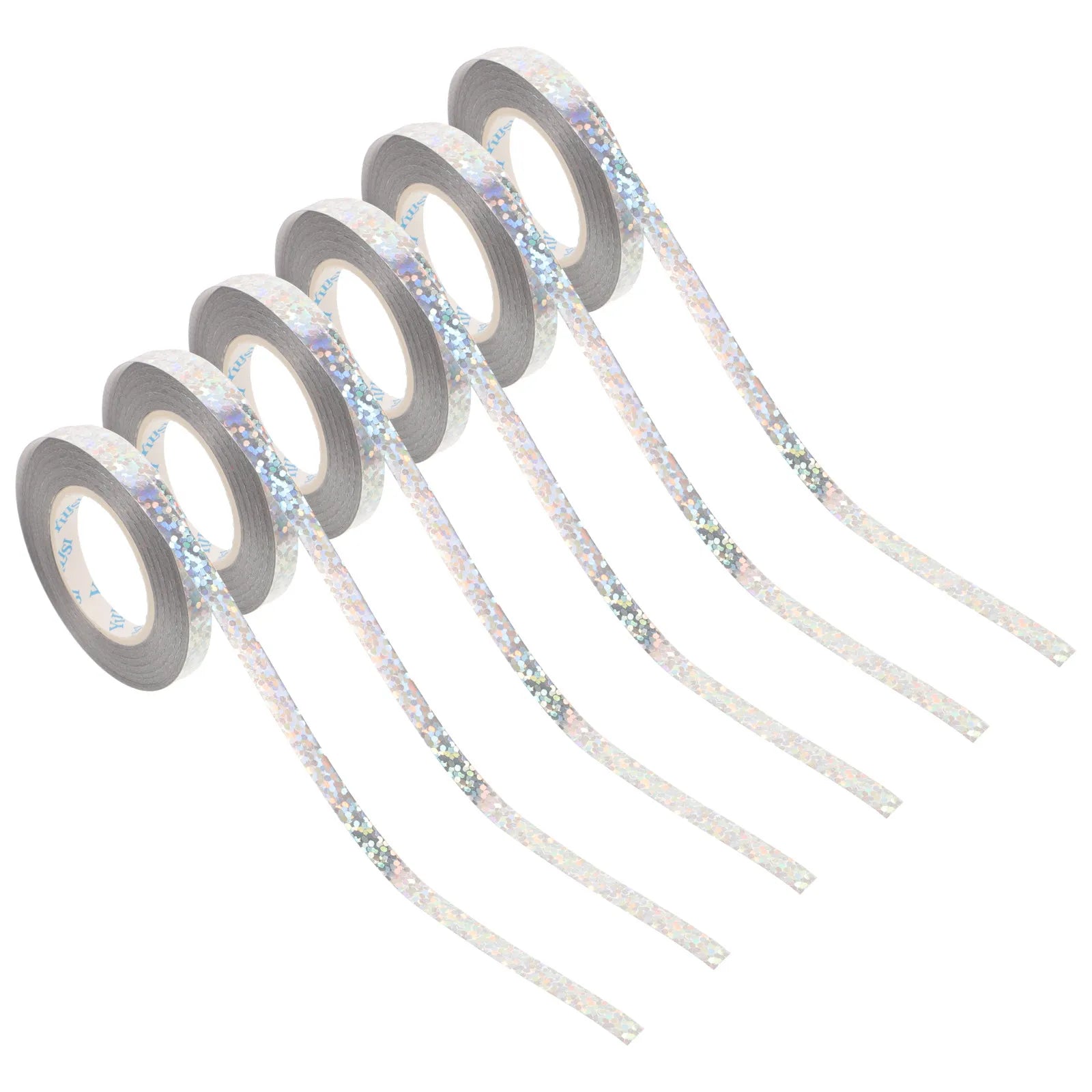 6 Rolls Festive Balloon Ribbon Glitter Curling Tying Decorations