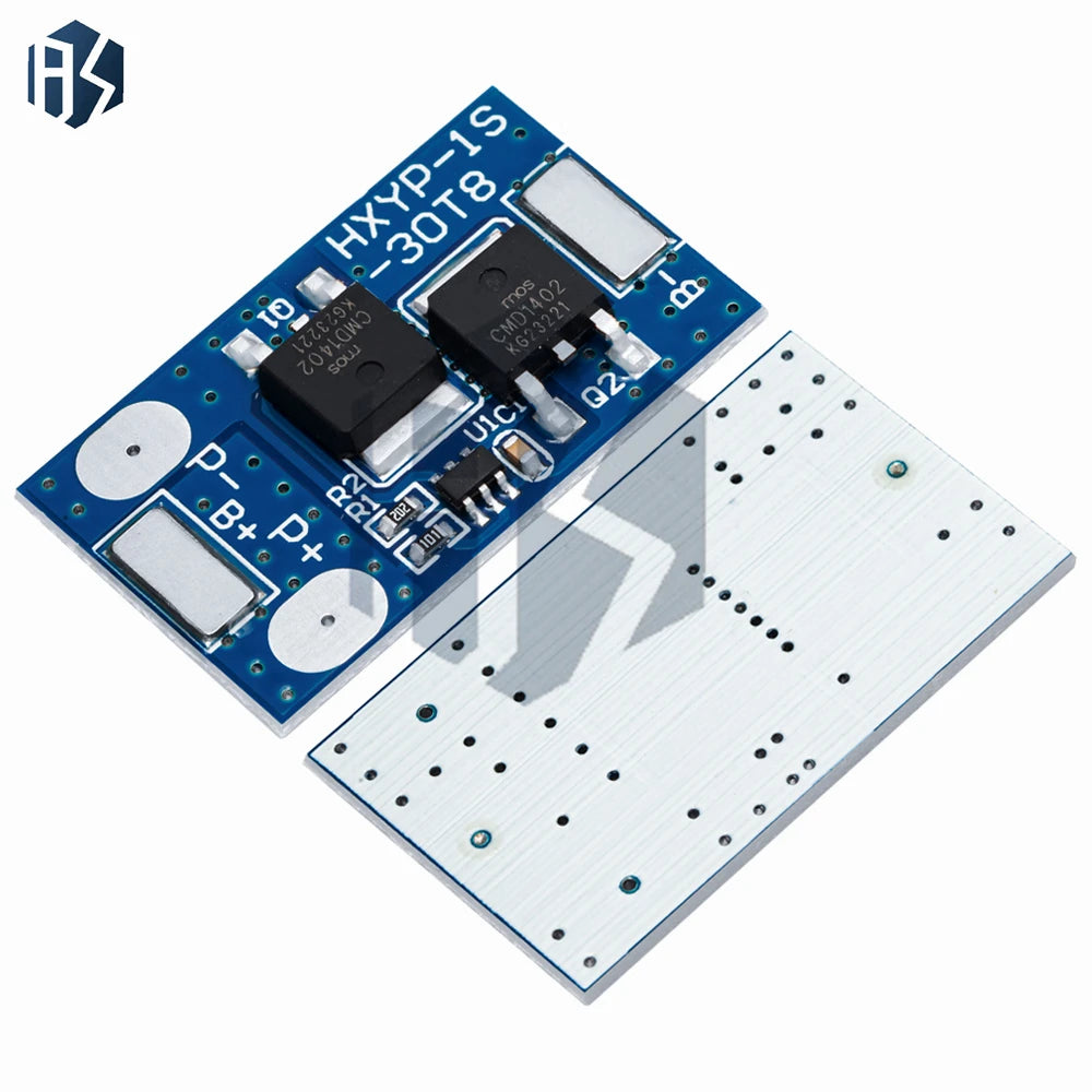 1S 7A 3.2-3.65V/3.7-4.2V LiFePO₄/Li-ion Battery Protection Board Overcurrent, Charge/Discharge Protection Zpaxo