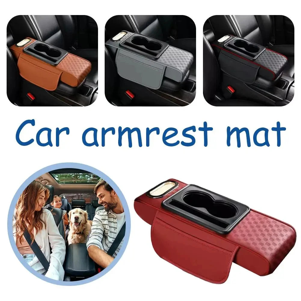 Car Center Console Height Increasing Armrest Cushion Multifunctional