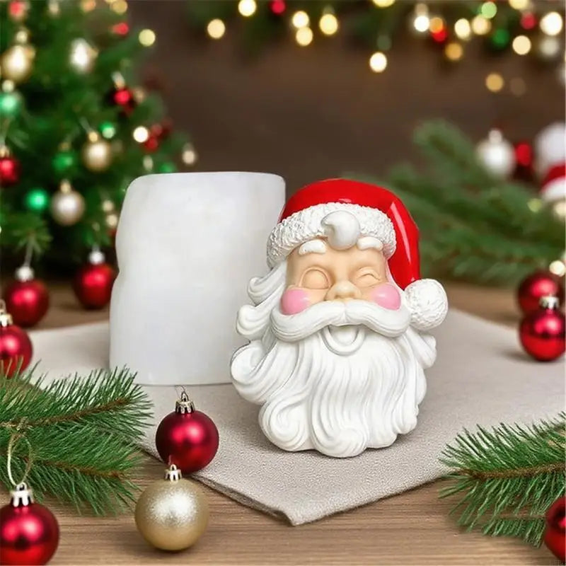 Santa Clause Silicone Mold Heat Resistant Christmas