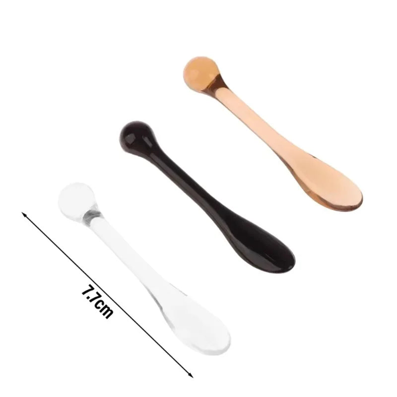 1 Acrylic Cosmetic Spatulas Scoop Face Cream Mask Spoon Eye Massage Zpaxo 3Pc Mix B